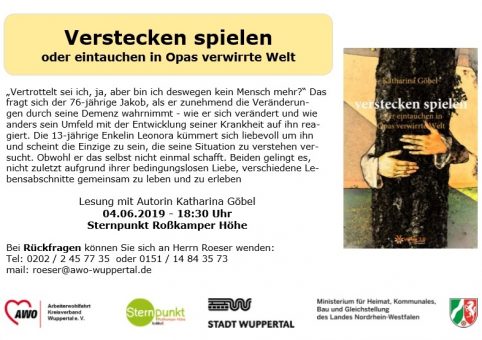 Plakat Lesung Wuppertal